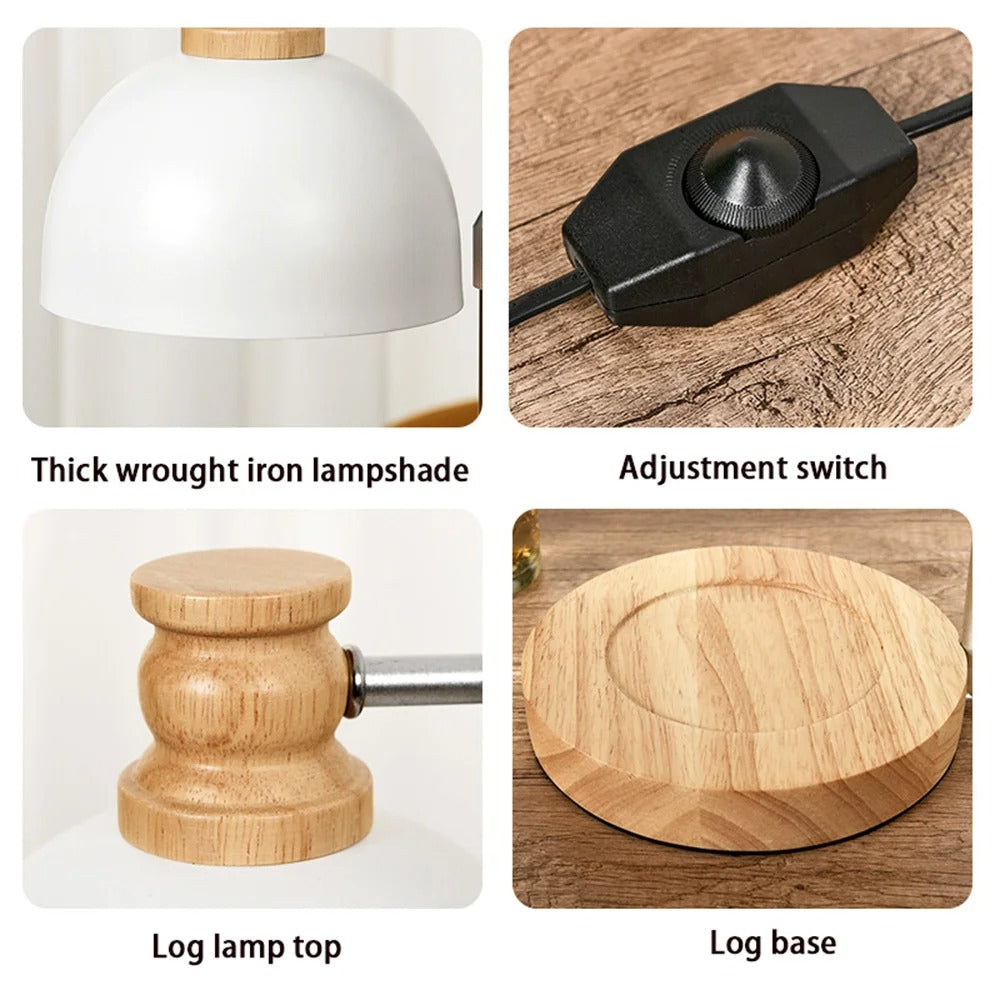 Lampe de fusion de cire d'aromathérapie à bûches simples