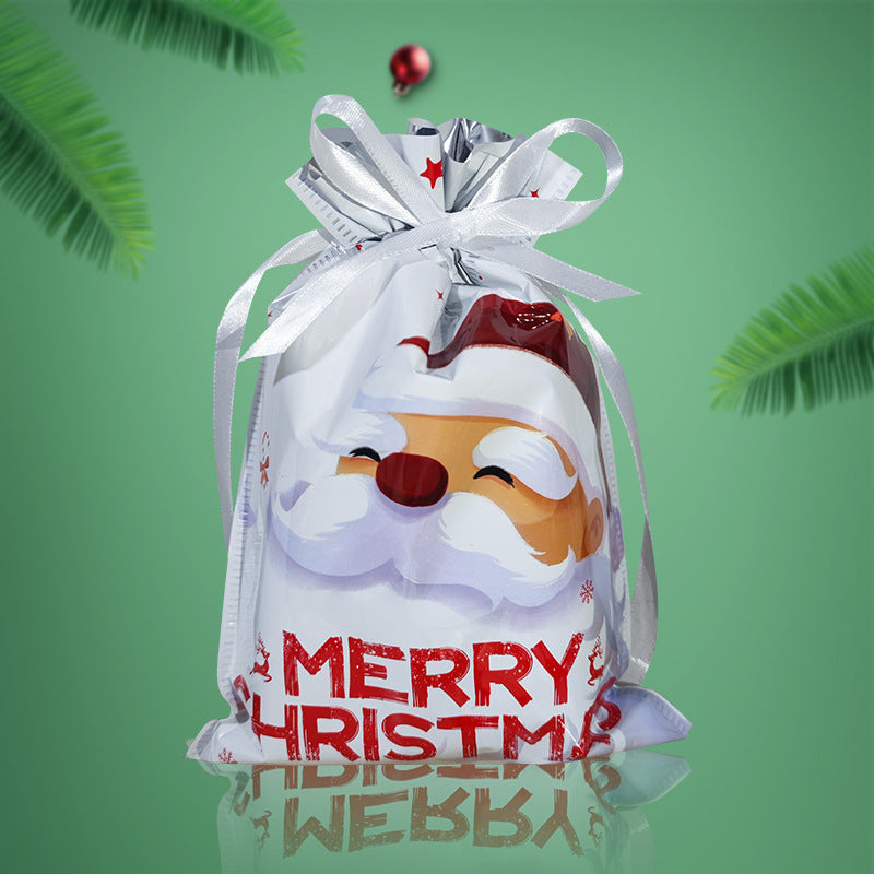 Home Fashion Simple Drawstring Christmas Gift Bag Suit