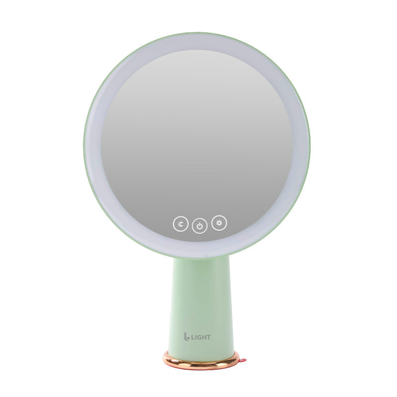 Intelligent Voice Makeup Mirror Table Type Desktop Mirror With Led Lights