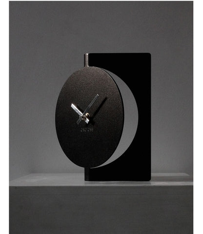 Horloge de Table silencieuse, Style Bauhaus, pièces à pendule verticales décoratives