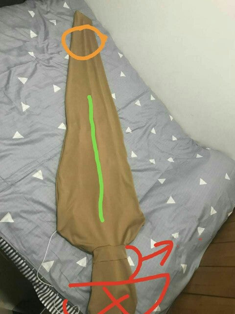 Saco de dormir de momia con traje de perro con mallas completamente vestidas en tono de piel de terciopelo