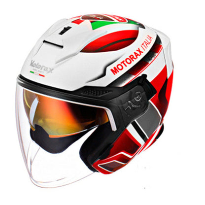 Casque de moto personnalisé à double lentille