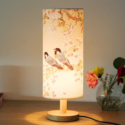 Nouvelle lampe de table de chevet de chambre chinoise moderne