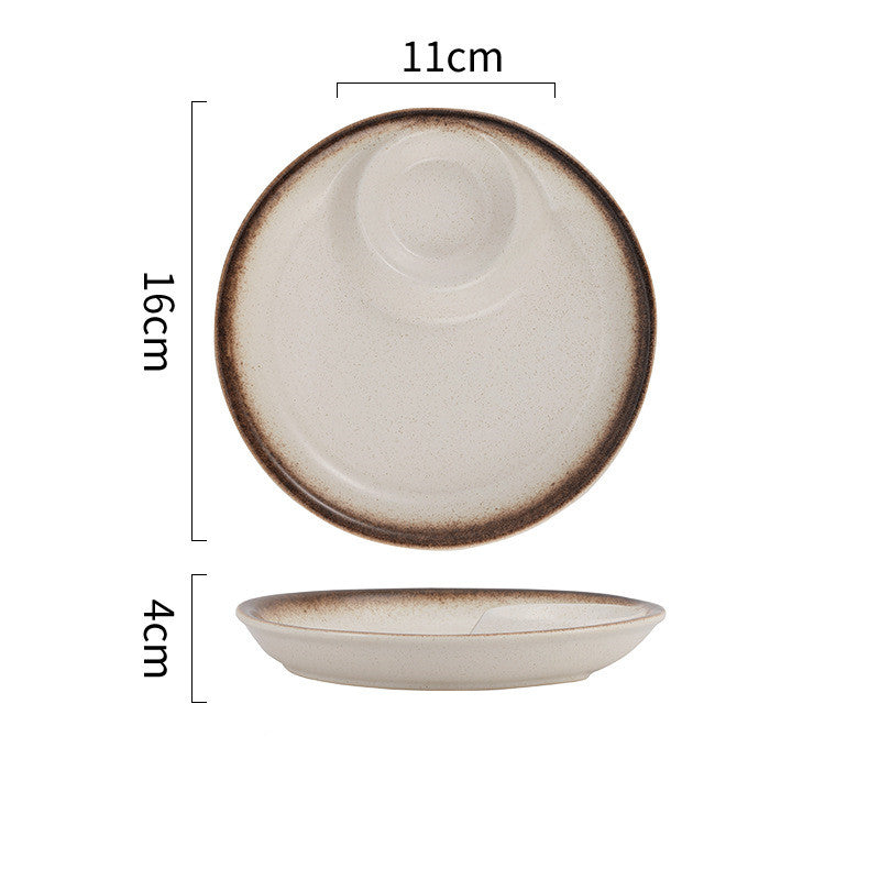 Accueil Plat froid Assiette Dumpling Dinner Plate