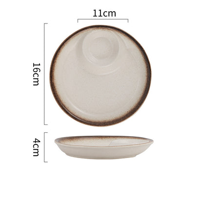 Accueil Plat froid Assiette Dumpling Dinner Plate