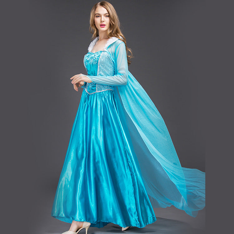 Costumes de scène de cosplay d'Halloween pour dames Robes de princesse