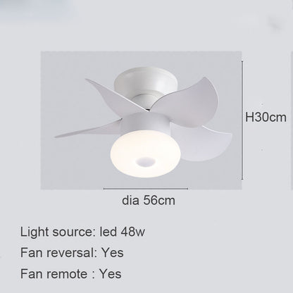 Lampe de ventilateur de plafond intelligente dans la chambre des enfants