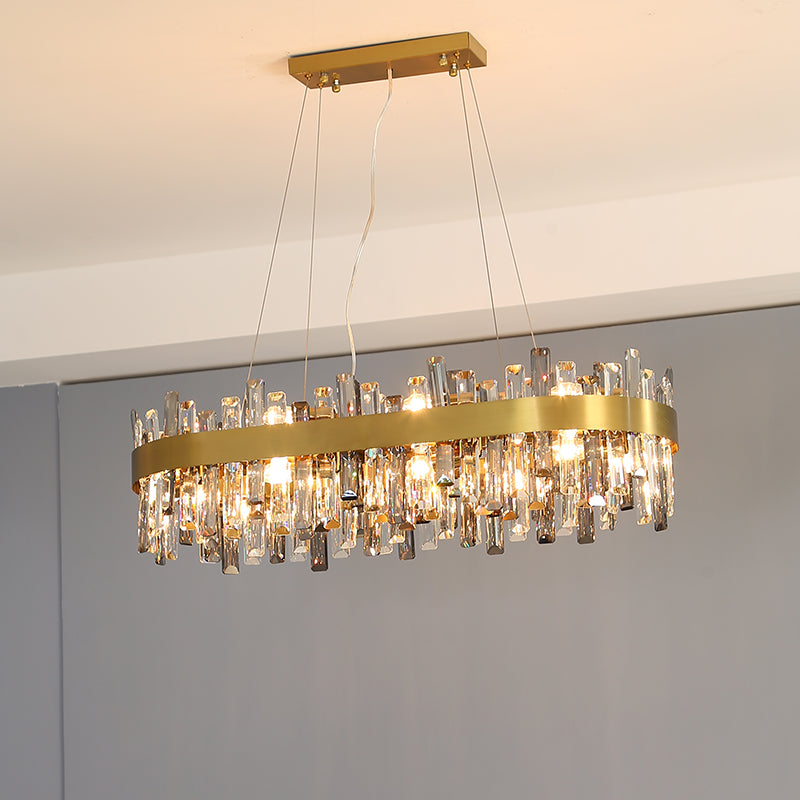 Lustre en cristal, lumières de salon simples