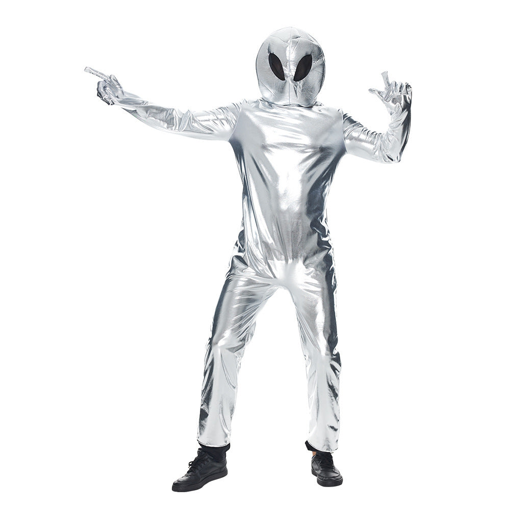 Costume de fête d'Halloween sur le thème des extraterrestres