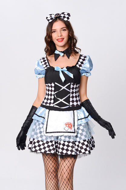 Uniforme d'Alisha fantaisie d'Halloween