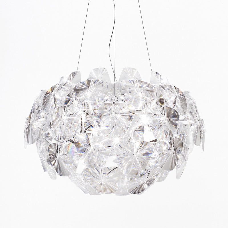 Lustre pomme de salon en acrylique LED