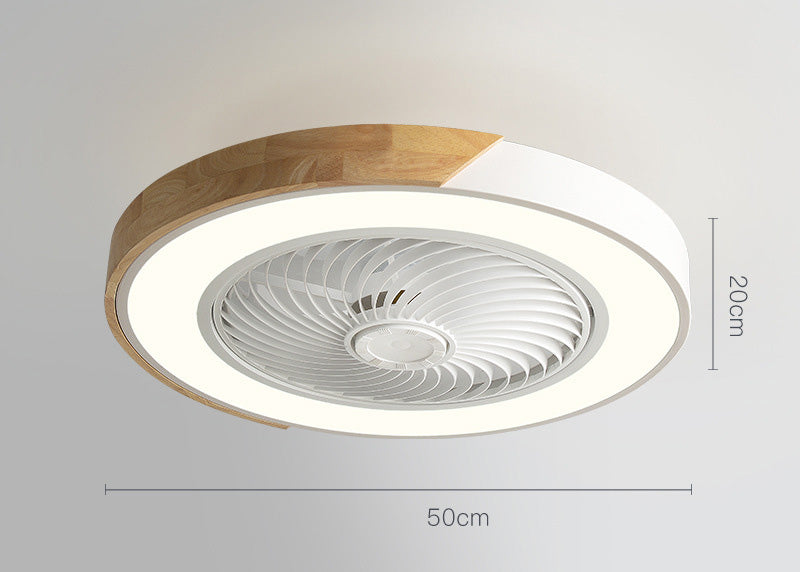 Lampe à ventilateur suspendue électrique à guide d'air rotatif