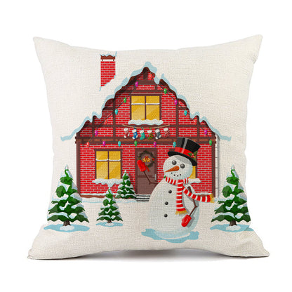 Christmas Combination Pillow Cover Home