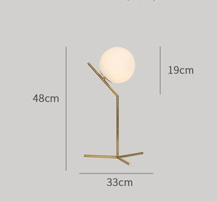 Intrinsic Color Of Copper Bedroom Bedside Creative Simple Table Lamp