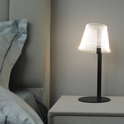 Lampe de bureau en acrylique à personnalité créative à LED