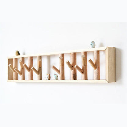 Wooden Clothes Hook For Household Decoration