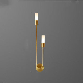 All Copper Wall Lamp Simple Aisle Exhibition Hall Bedroom Wall Lamp