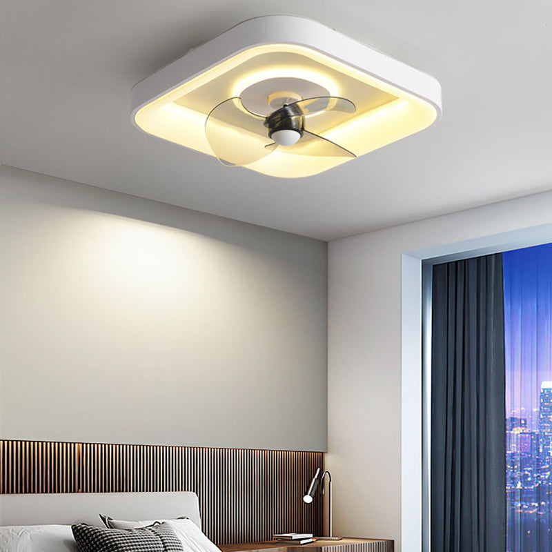 Lampe de ventilateur intelligente domestique à aspiration de plafond