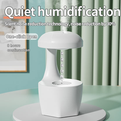 Humidificador portátil de 800ml H2o, antigravedad, Usb, aire y agua, niebla fría, navegación suave, aromaterapia, humidificador para dormitorio, novedad 