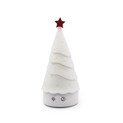 Lámpara de noche LED con forma de árbol de Navidad, lámpara de ambiente para el hogar, lámpara de escritorio con carga USB, decoración del hogar, lámpara de mesa, regalo de cumpleaños