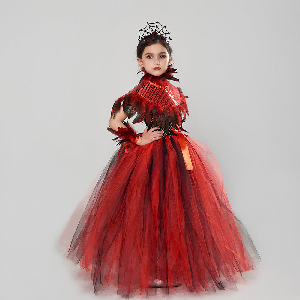 Costume d'Halloween Reine Jupe Longue