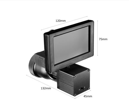 Dispositivo de visión nocturna de alta definición monocular infrarrojo digital con poca luz