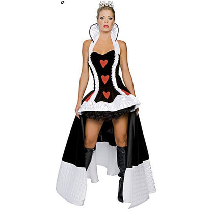 Robe d'uniforme de jeu Tenue de princesse et de reine Vêtements de fête de cosplay d'Halloween