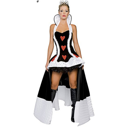 Game Uniform Robe Princess Queen's Outfit Halloween Cosplay Party Clothes