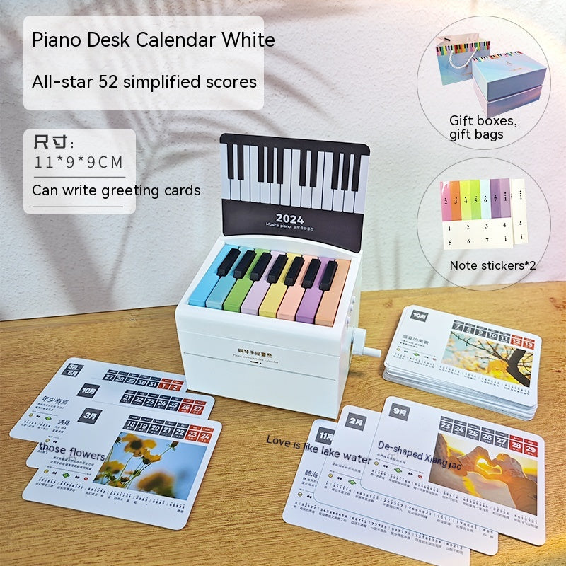 Second-generation Adjustable Volume Hand Cranked Electronic Piano