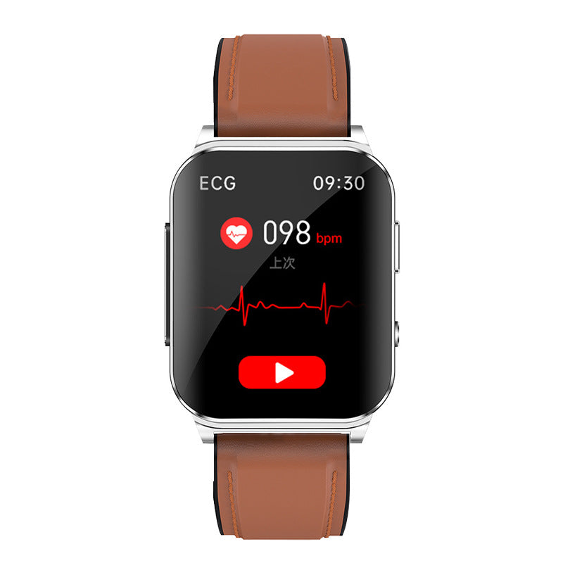 Smartwatch Real-time Dynamic ECG Blood Pressure Body Temperature