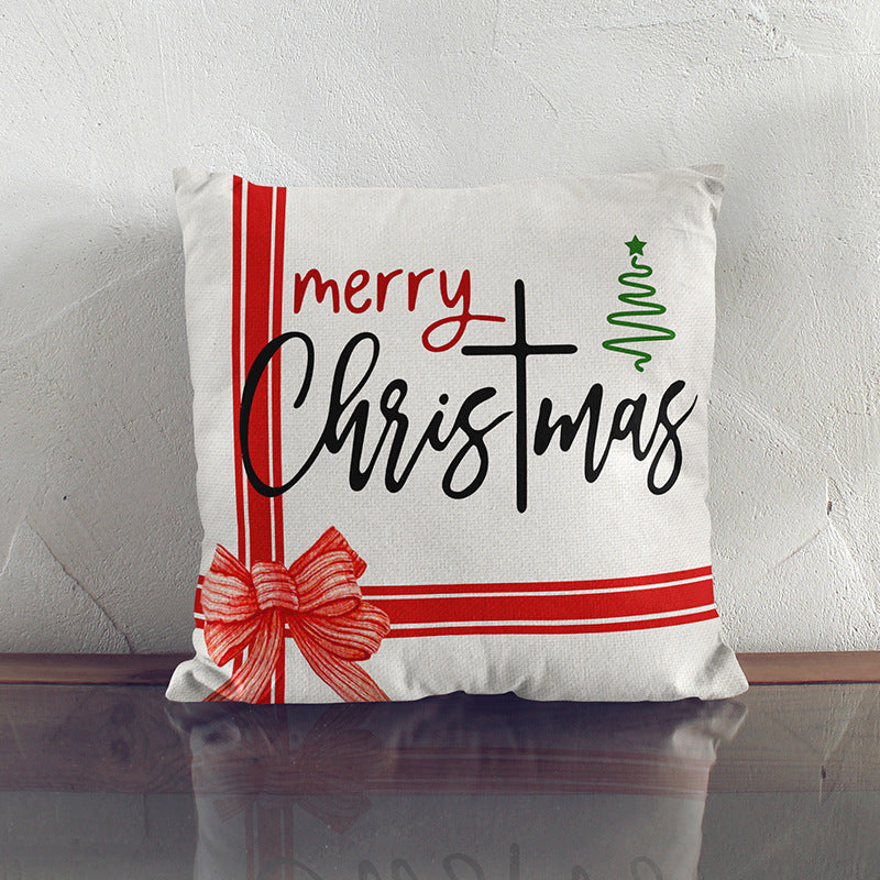 Christmas Pillow Cover Home Living Room