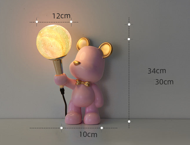 Lampe de chevet créative pour chambre d'enfant, décoration