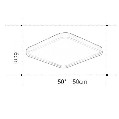 Luz de techo Led Simple moderna, luz de estudio nórdica, luz de dormitorio principal para habitación