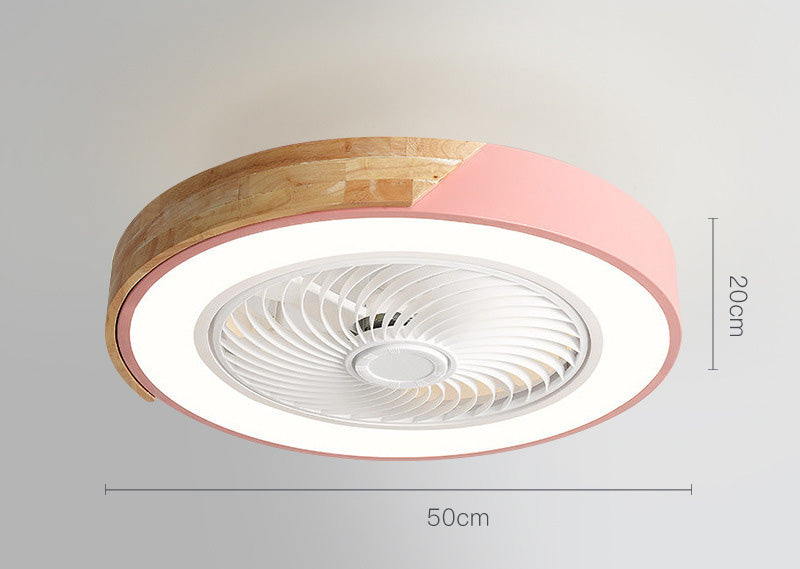 Lampe à ventilateur suspendue électrique à guide d'air rotatif