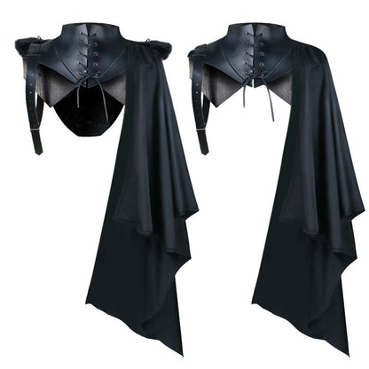 Costume de démon pour fête d'Halloween - Cape rétro