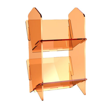 Transparent Bookshelf Acrylic Storage Rack