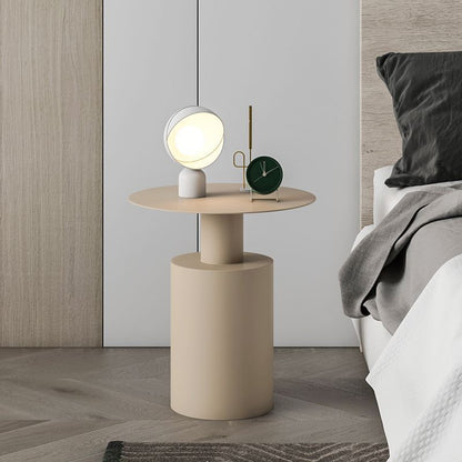 Nordic Style Modern Simple Bedside Table Bedroom Round Small Table