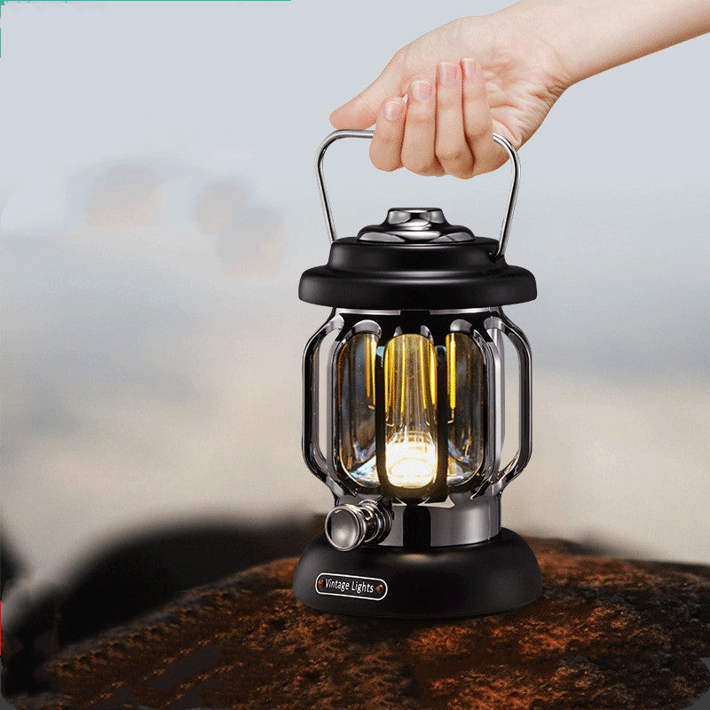 Lampe de camping portable rétro pour tente