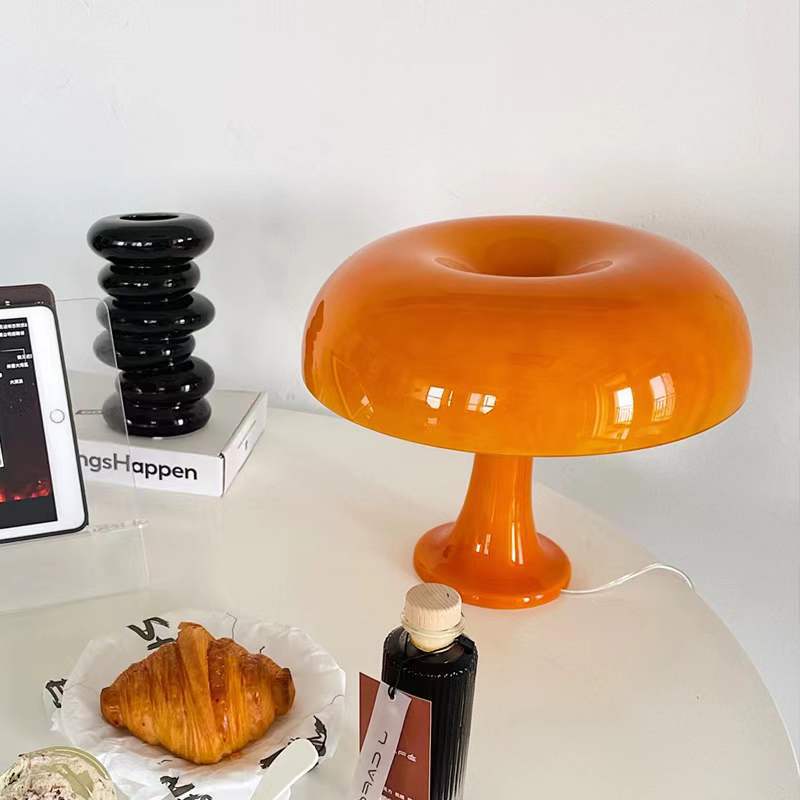 Lampe décorative de luxe en forme de champignon, lumière rétro nordique