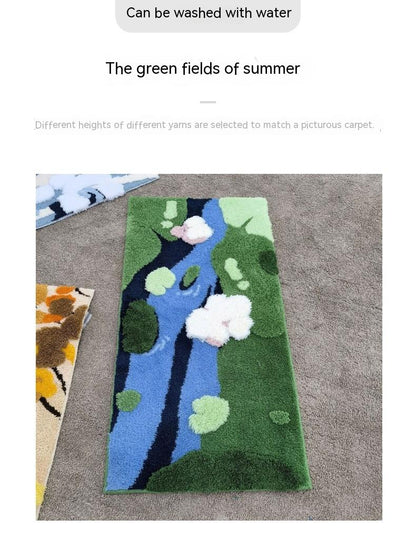 Bedside Bedroom Splicing Living Room Moisture-proof Floor Mat