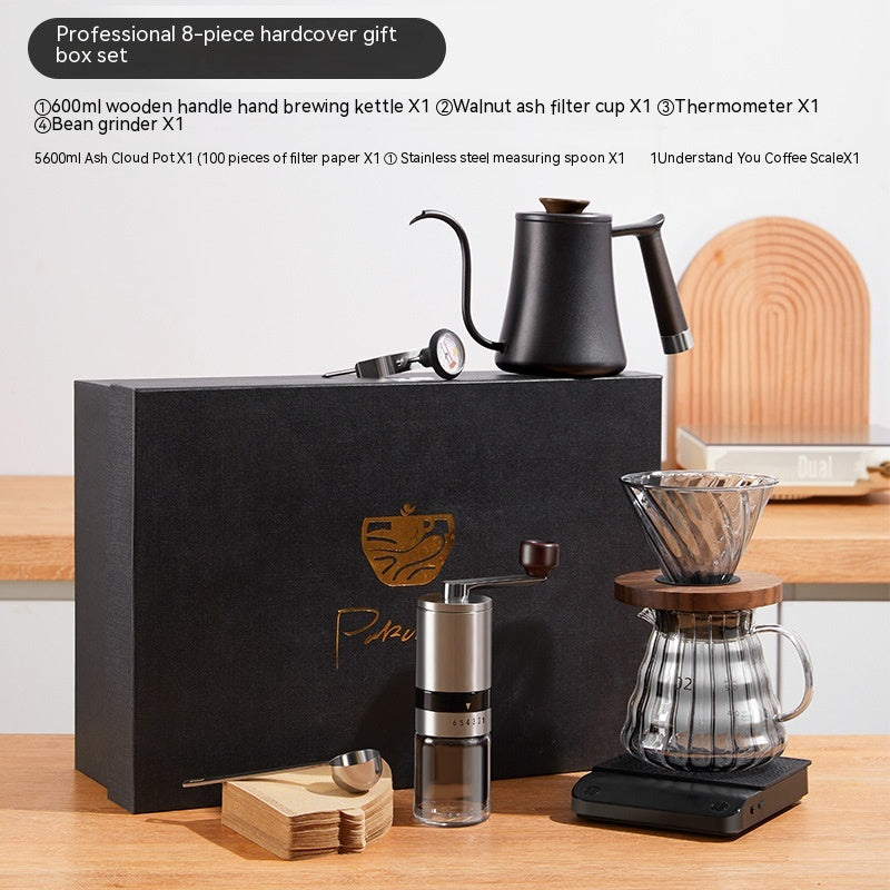 Ensemble de café Pour-over, boîte-cadeau, cafetière américaine domestique, cafetière avec combinaison d'échelle