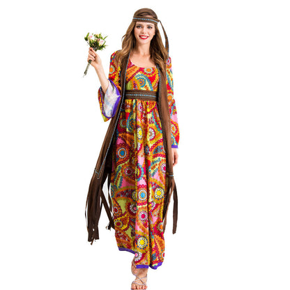 Halloween Retro Disco Hippie Costume