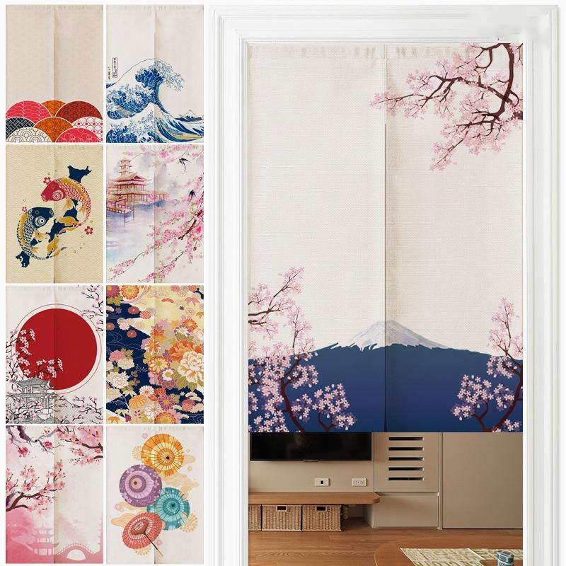 Decoración de entrada a la casa Ukiyo-e de estilo japonés