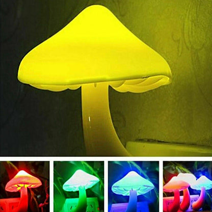 Lumières LED en forme de champignon avec capteurs automatiques, lampes de décoration intérieure