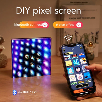 DIY Pixel atmósfera buen artículo diseño luz nocturna decoración de deportes electrónicos lámpara de mesa escritorio creatividad atmósfera