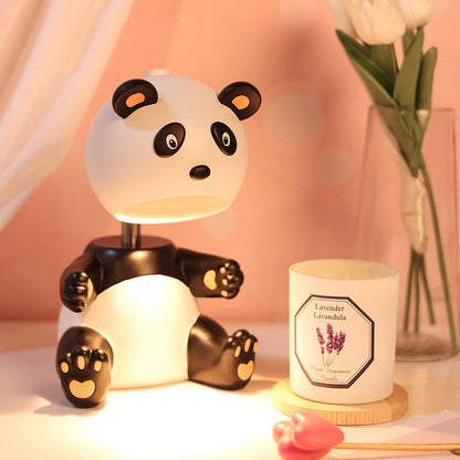 Lampe de table en cire d'aromathérapie Panda