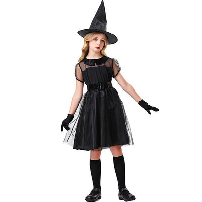 Disfraz de bruja para niños de Halloween