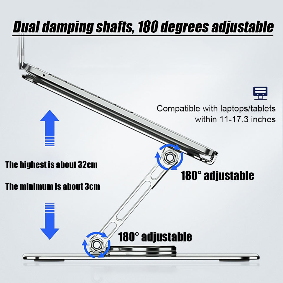 Aluminum Alloy Table Top Lifting And Heightening Heat Dissipation Storage Base