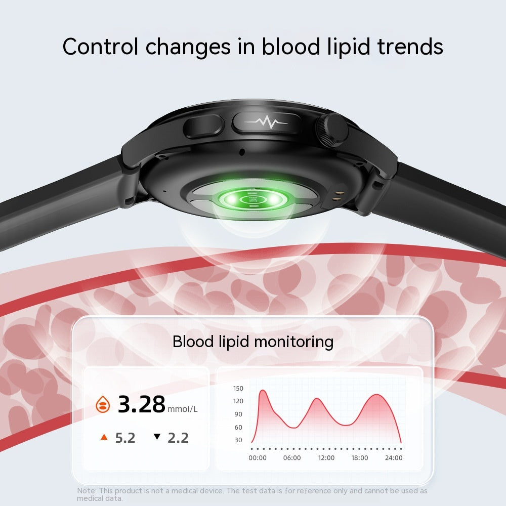 Montre de sport d'appel ECG de pression artérielle de lipides sanguins