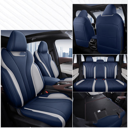 Funda de asiento de coche de cuero transpirable, paquete completo universal Four Seasons